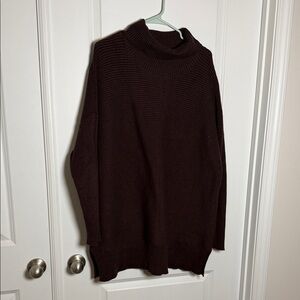 Amazon Women's Brown Turtleneck Sweater